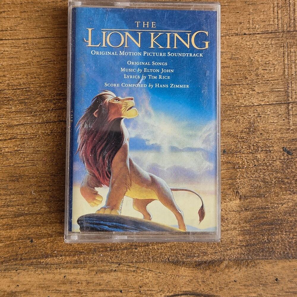 Vtg 1994 The Lion King Original Movie Soundtrack Cassette Tape